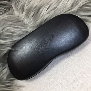 Ray Ban Black Hard Clamshell Glasses Case